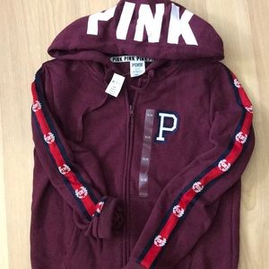 Victoria’s Secret pink full zip hoodie